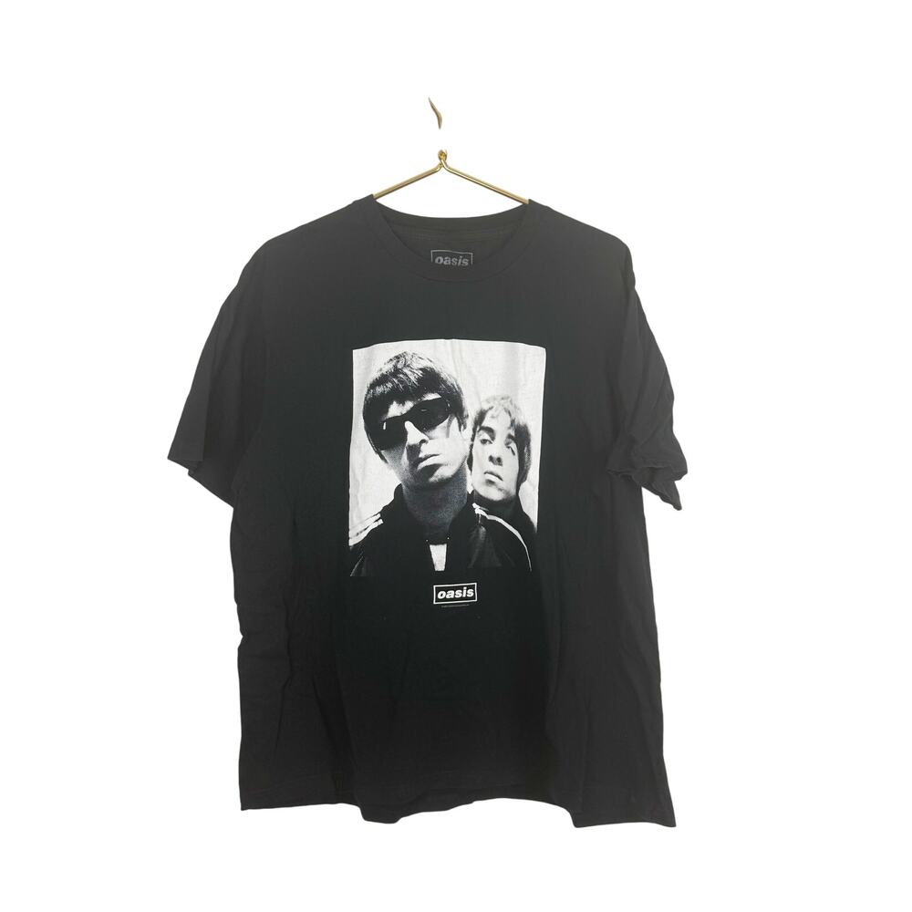 Official Oasis T-Shirt Noel & Liam Photo 30th Anniversary Definitely Maybe XXL